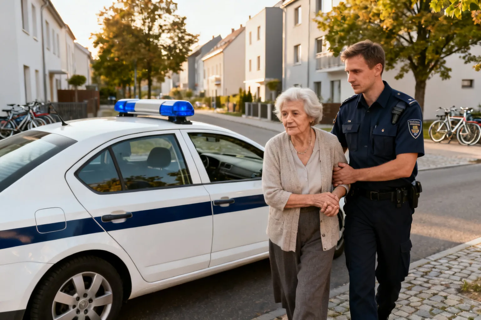 82-latka otrzymała pomoc po interwencji policjantów w Straszydlu