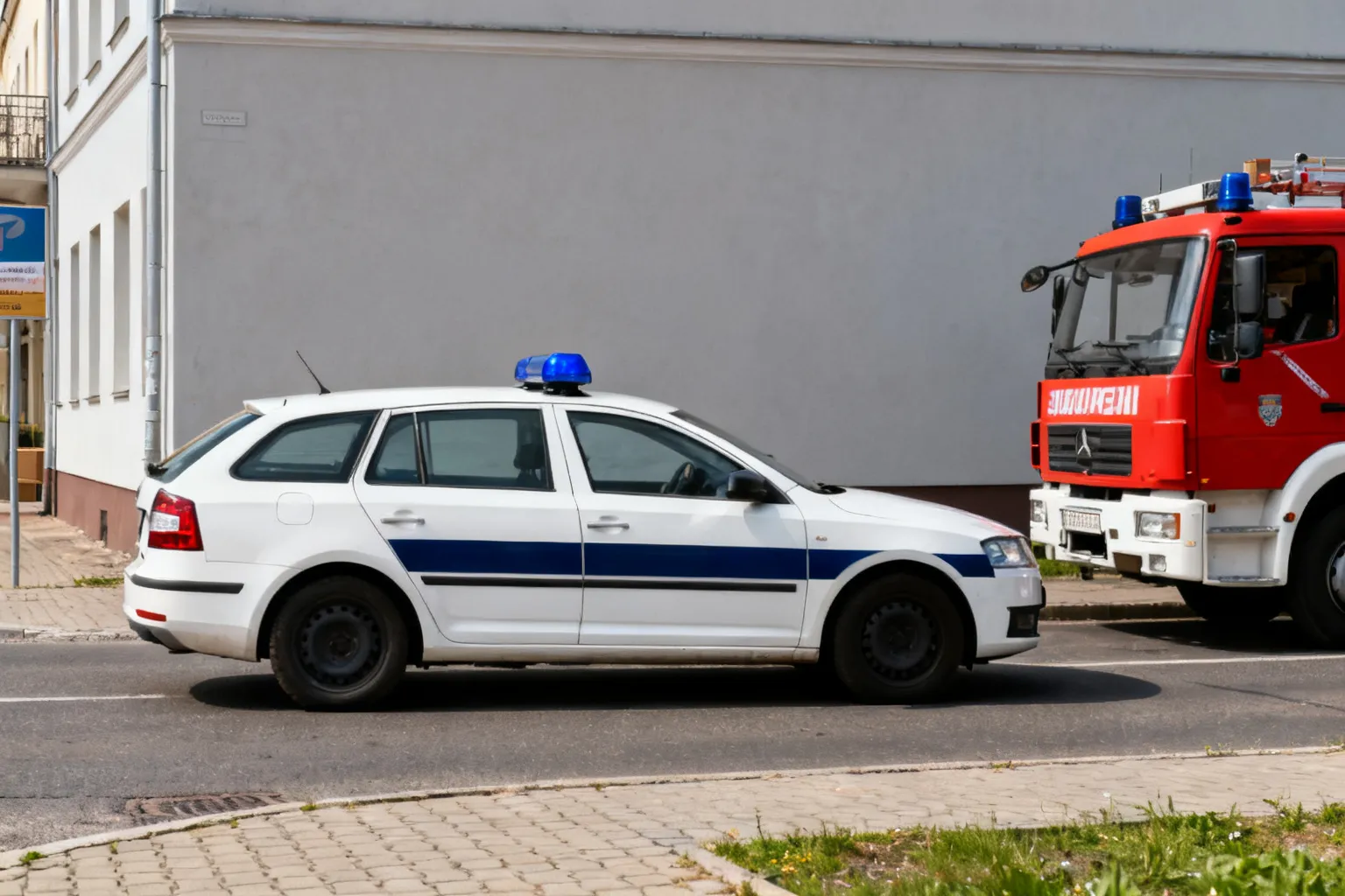 Mężczyzna z nożem zaatakował policjantów w gminie Dobre. Zatrzymano 40-latka