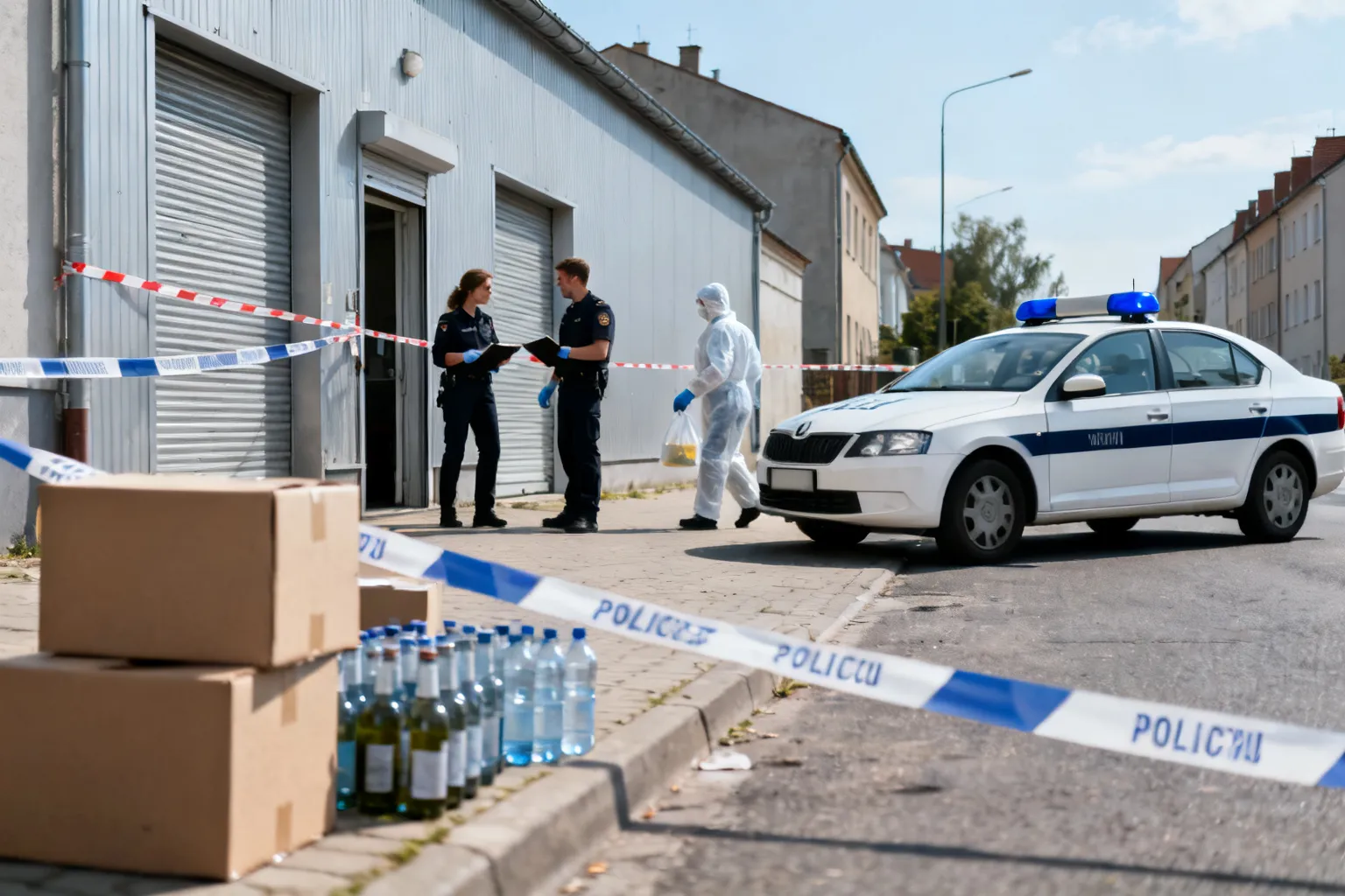 Zlikwidowano nielegalną rozlewnię alkoholu w Pabianicach