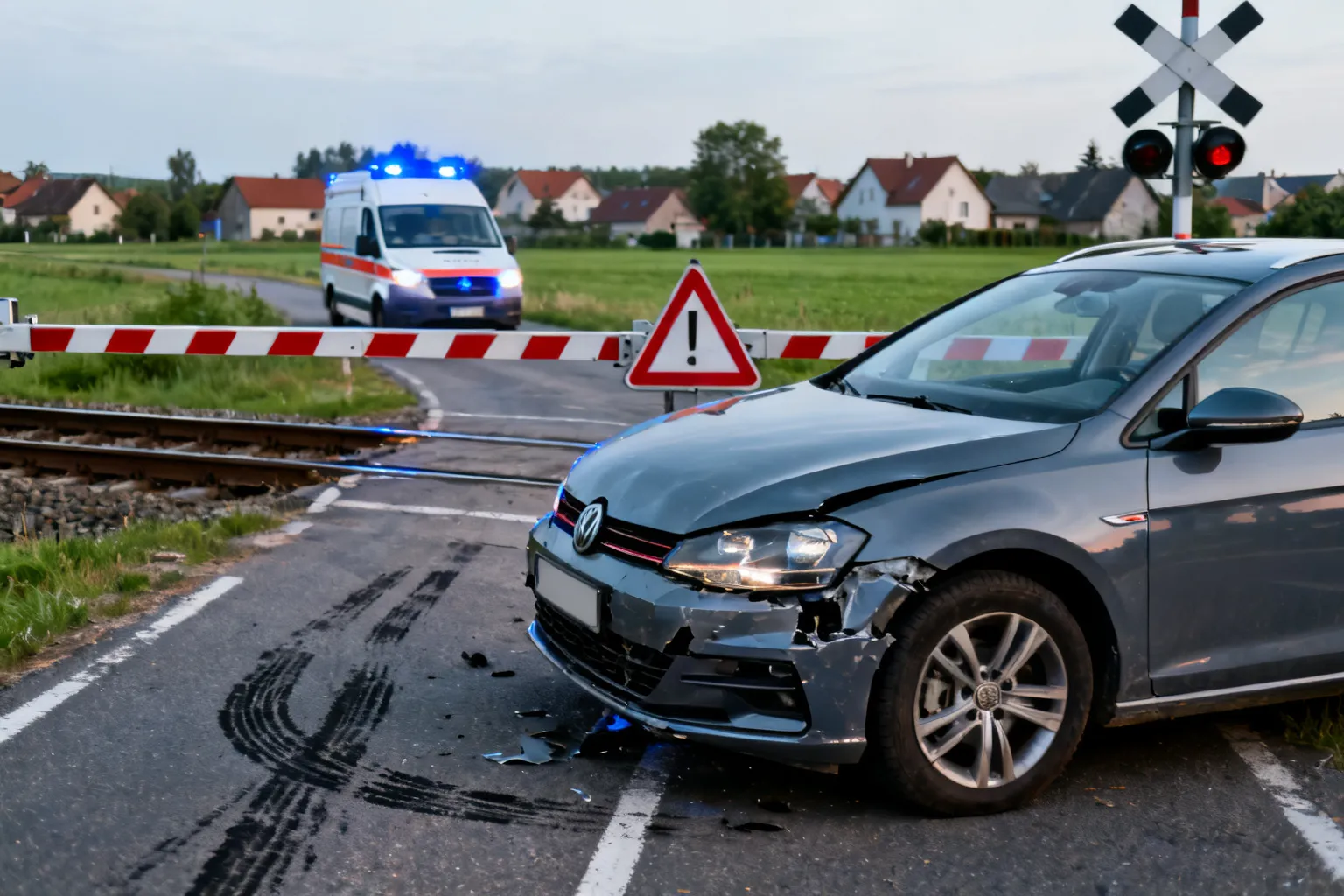 Wypadek na przejeździe Sokolniki Suche. Rząd zapowiada zaostrzenie kar dla kierowców