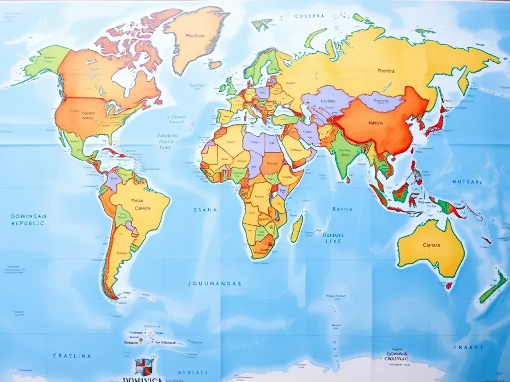 Gdzie leży Dominikana? Mapa świata i informacje geograficzne