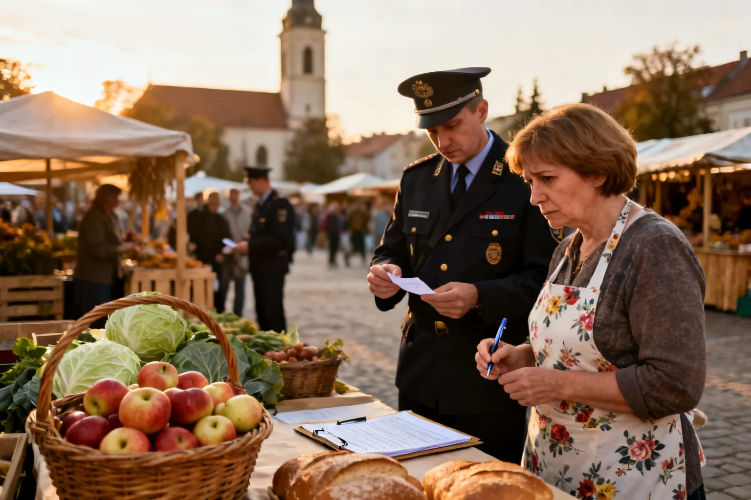 Kontrole KAS na dożynkach w Małopolsce — mandaty dla sprzedawców i gospodynie ukarane
