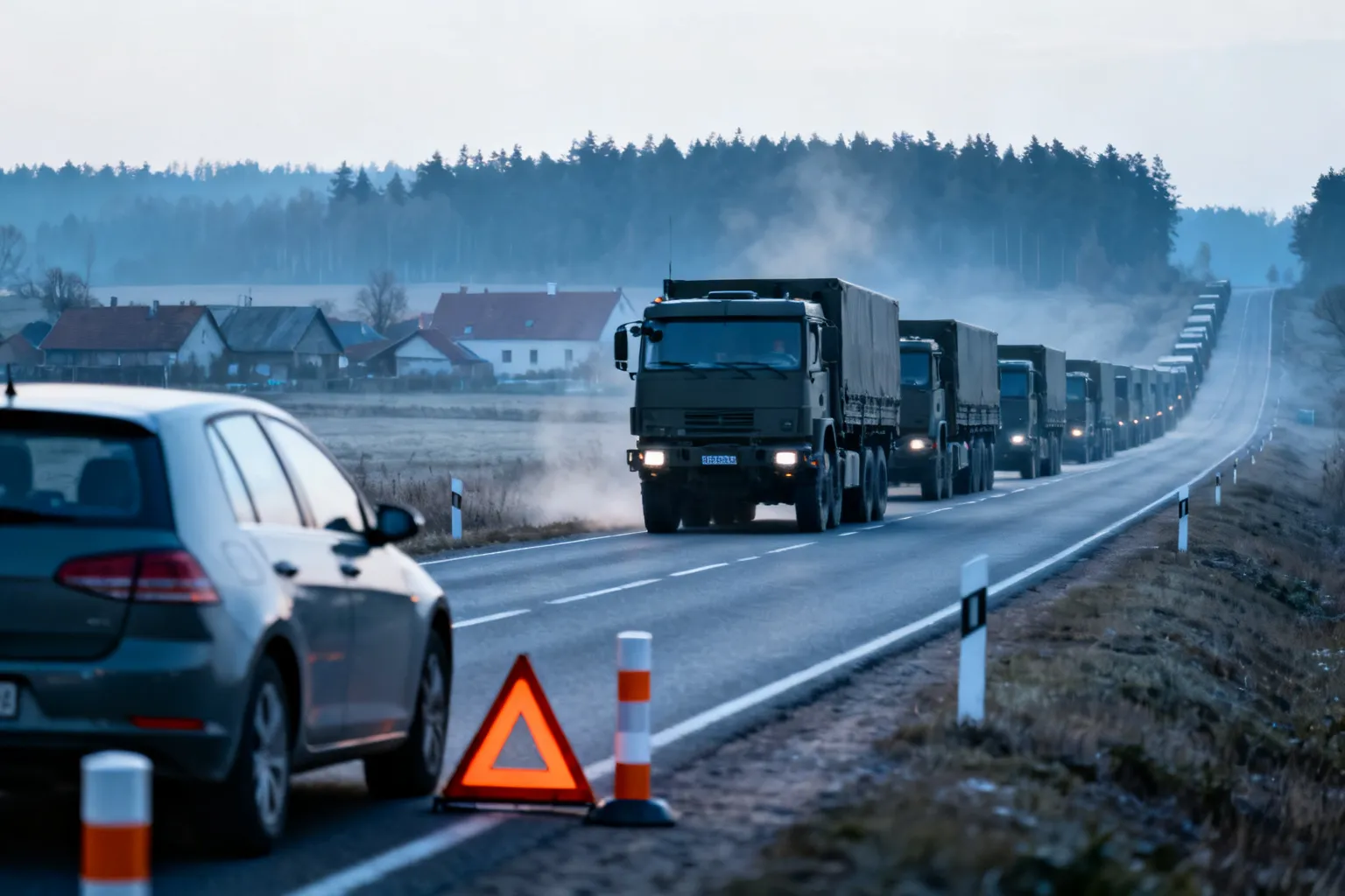 Ćwiczenia Czarny obrońca-26 2026 — kolumny wojskowe na drogach i zasady dla kierowców