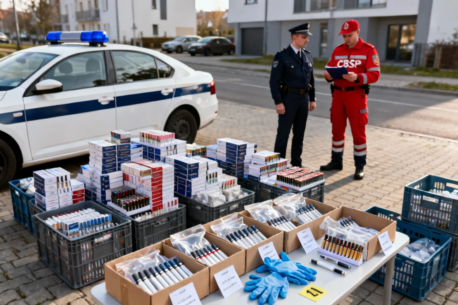 CBŚP i KAS zabezpieczyły ponad 134 tys. e‑papierosów we Wrocławiu