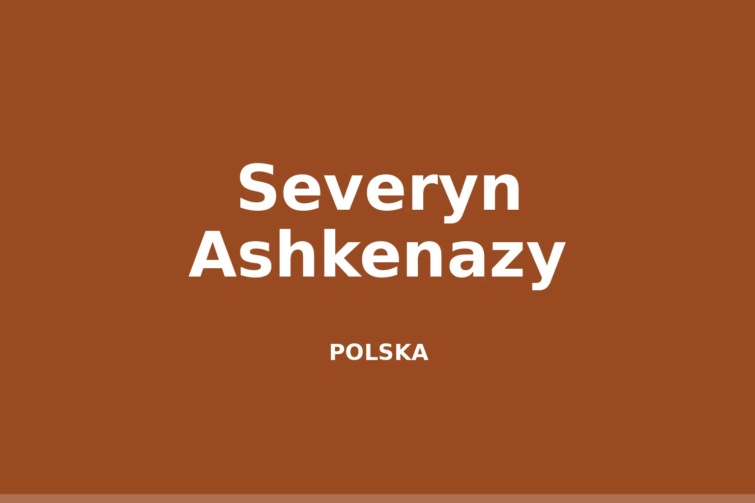 Severyn Ashkenazy