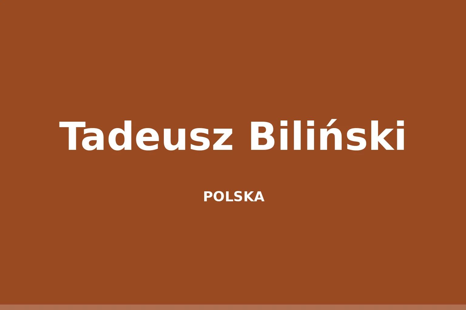 Tadeusz Biliński (fotograf)