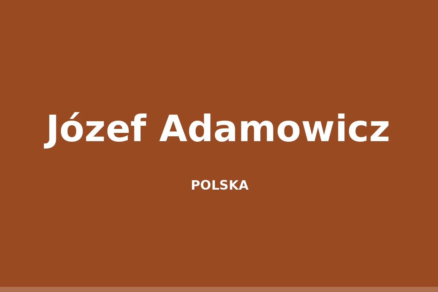 Józef Adamowicz (krajoznawca)