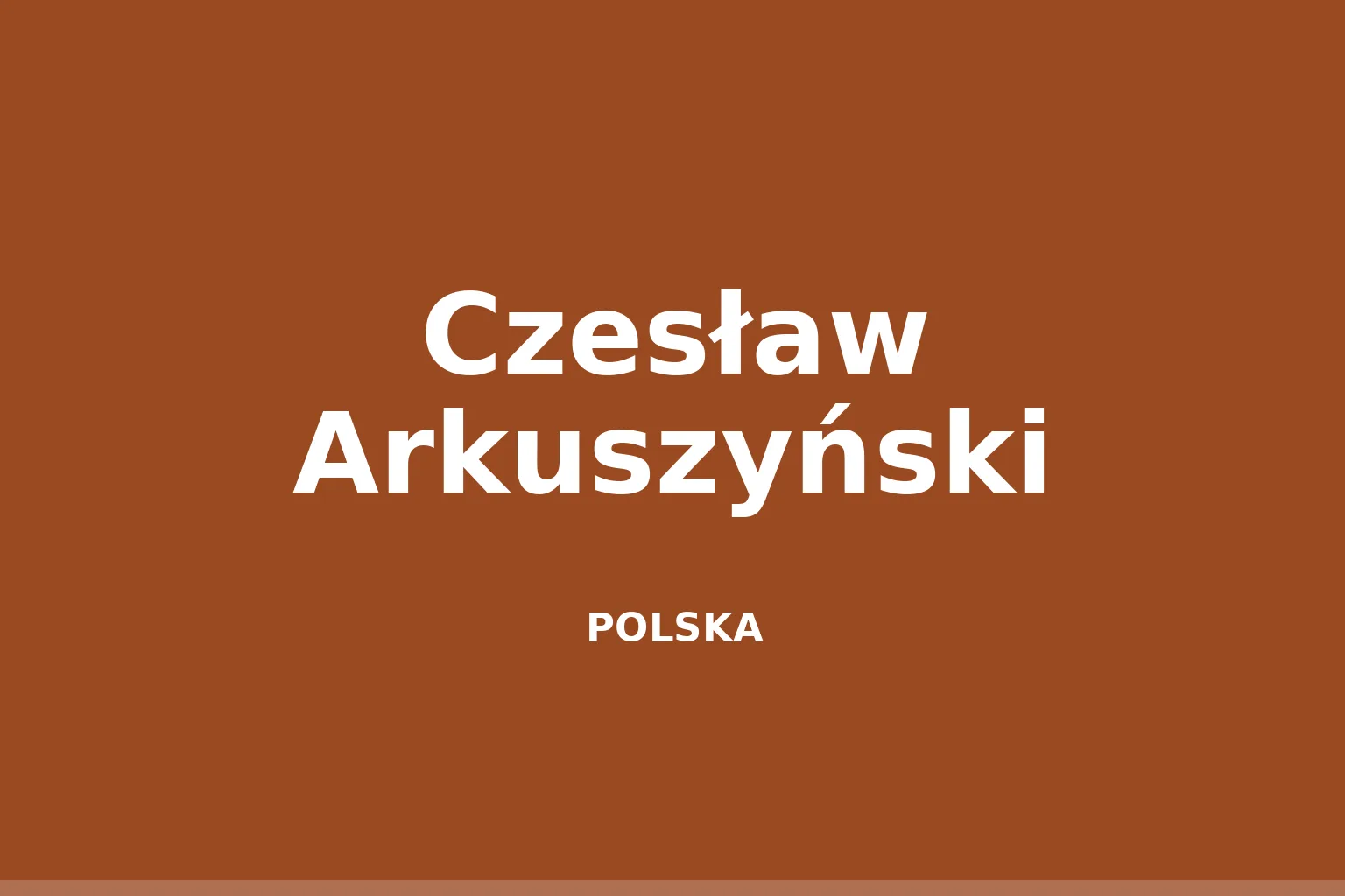 Czesław Arkuszyński