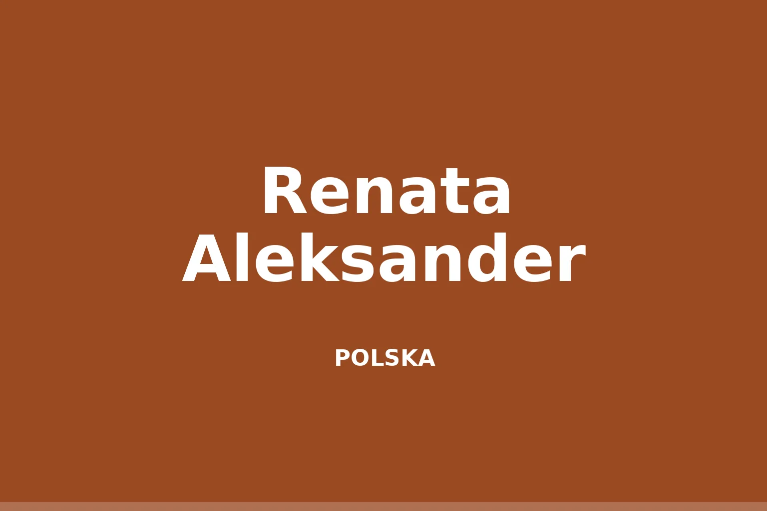 Renata Aleksander