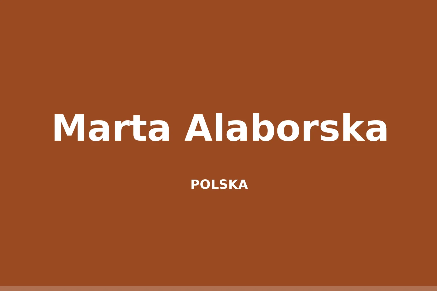 Marta Alaborska