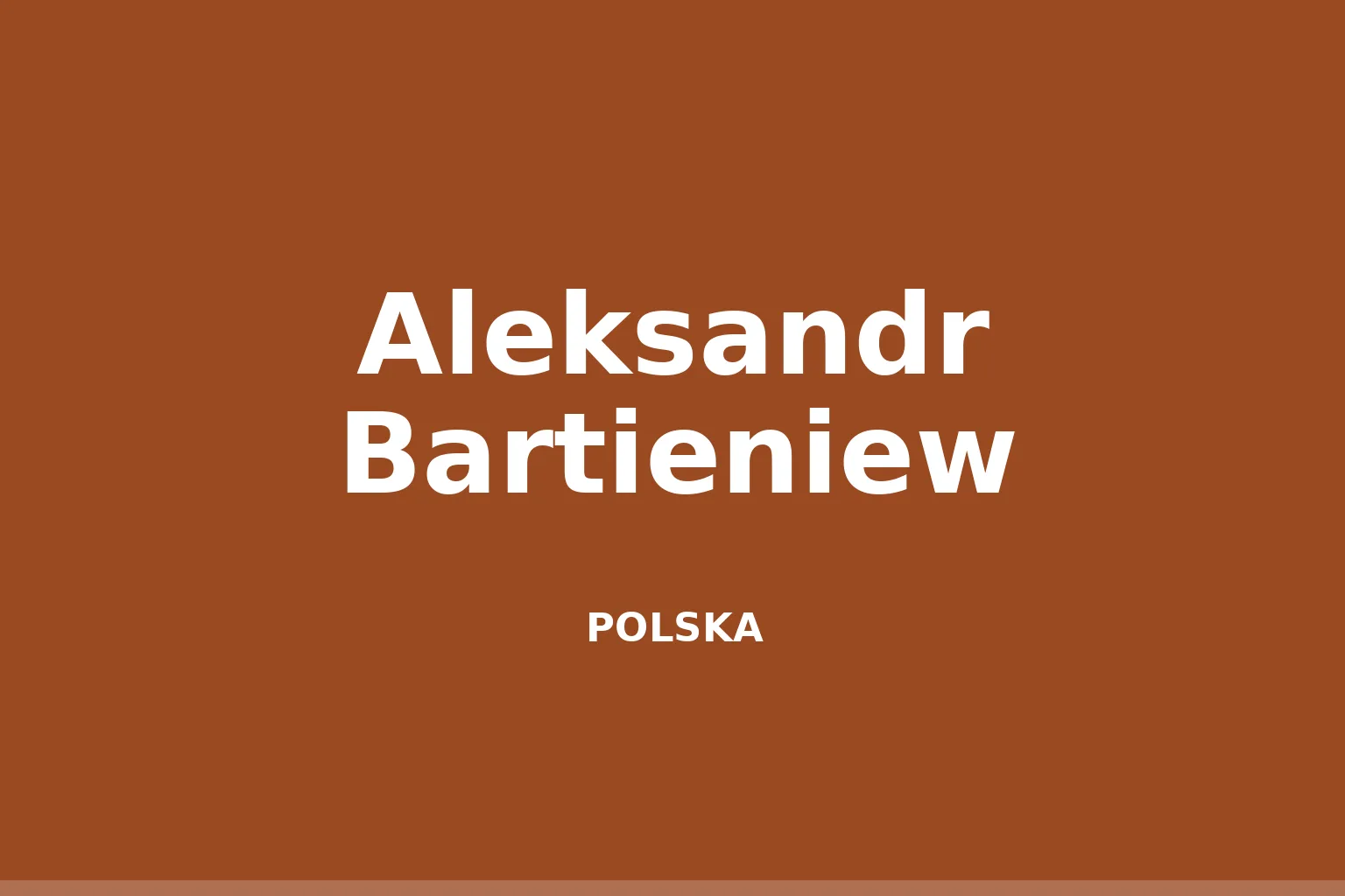 Aleksandr Bartieniew