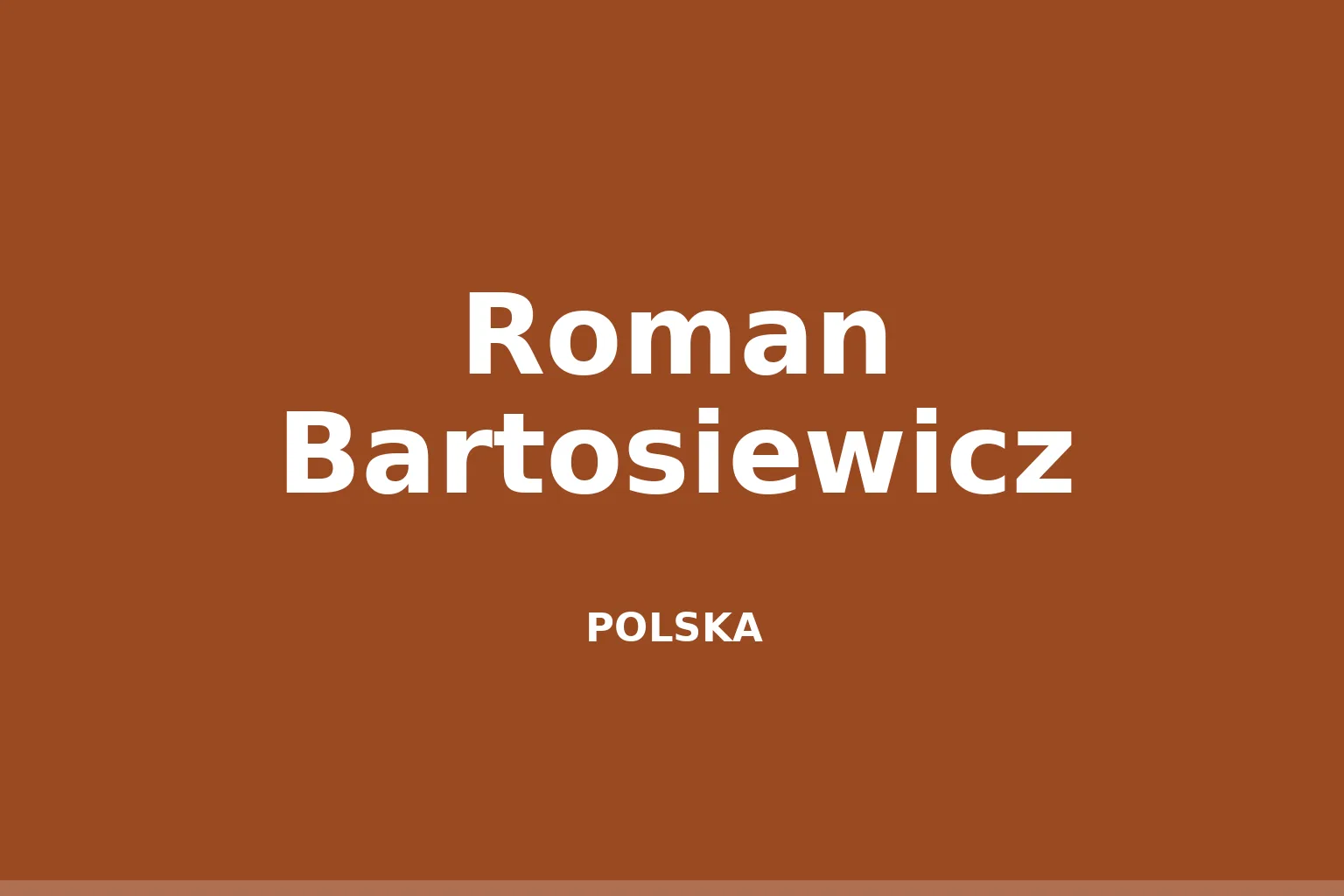 Roman Bartosiewicz