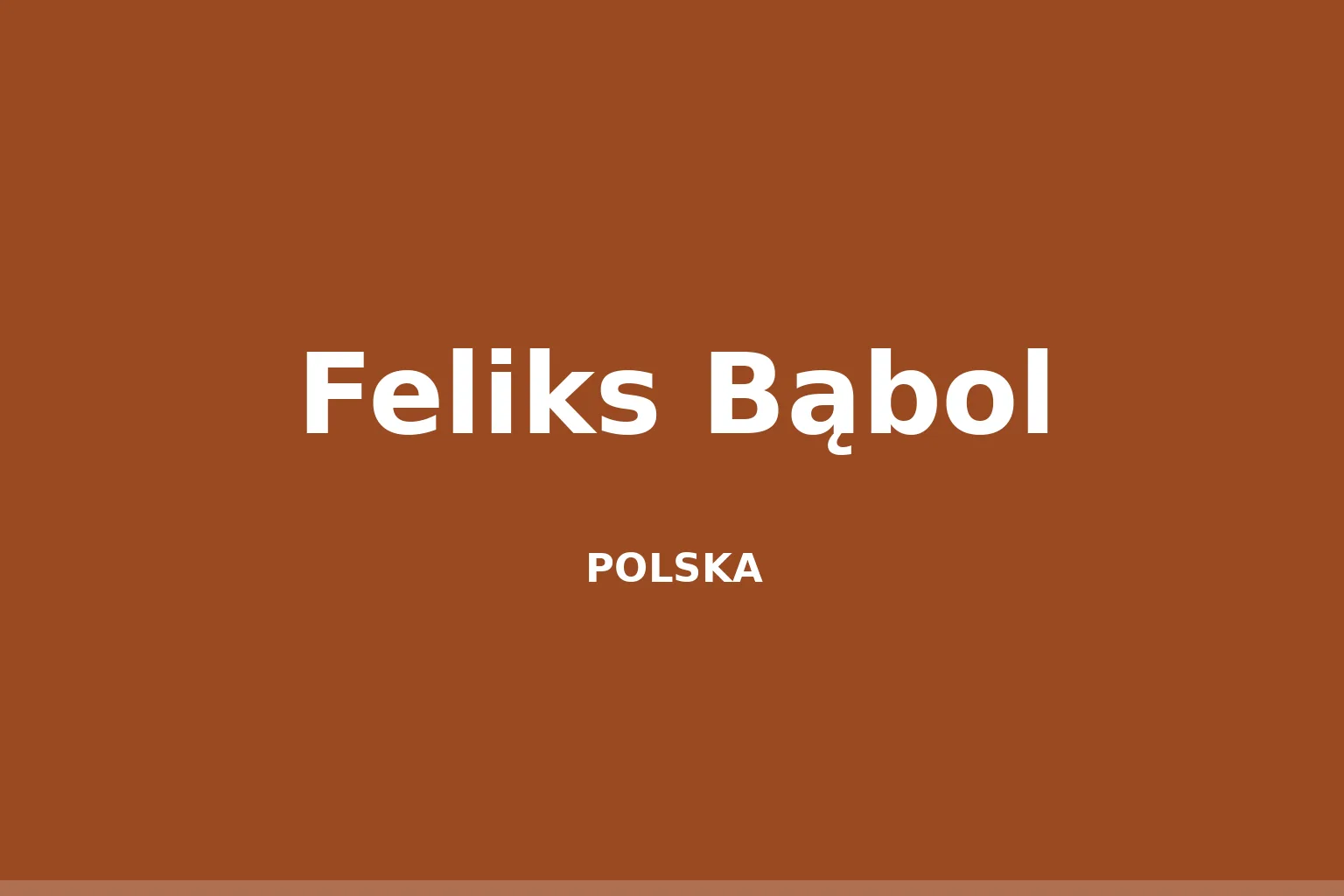 Feliks Bąbol