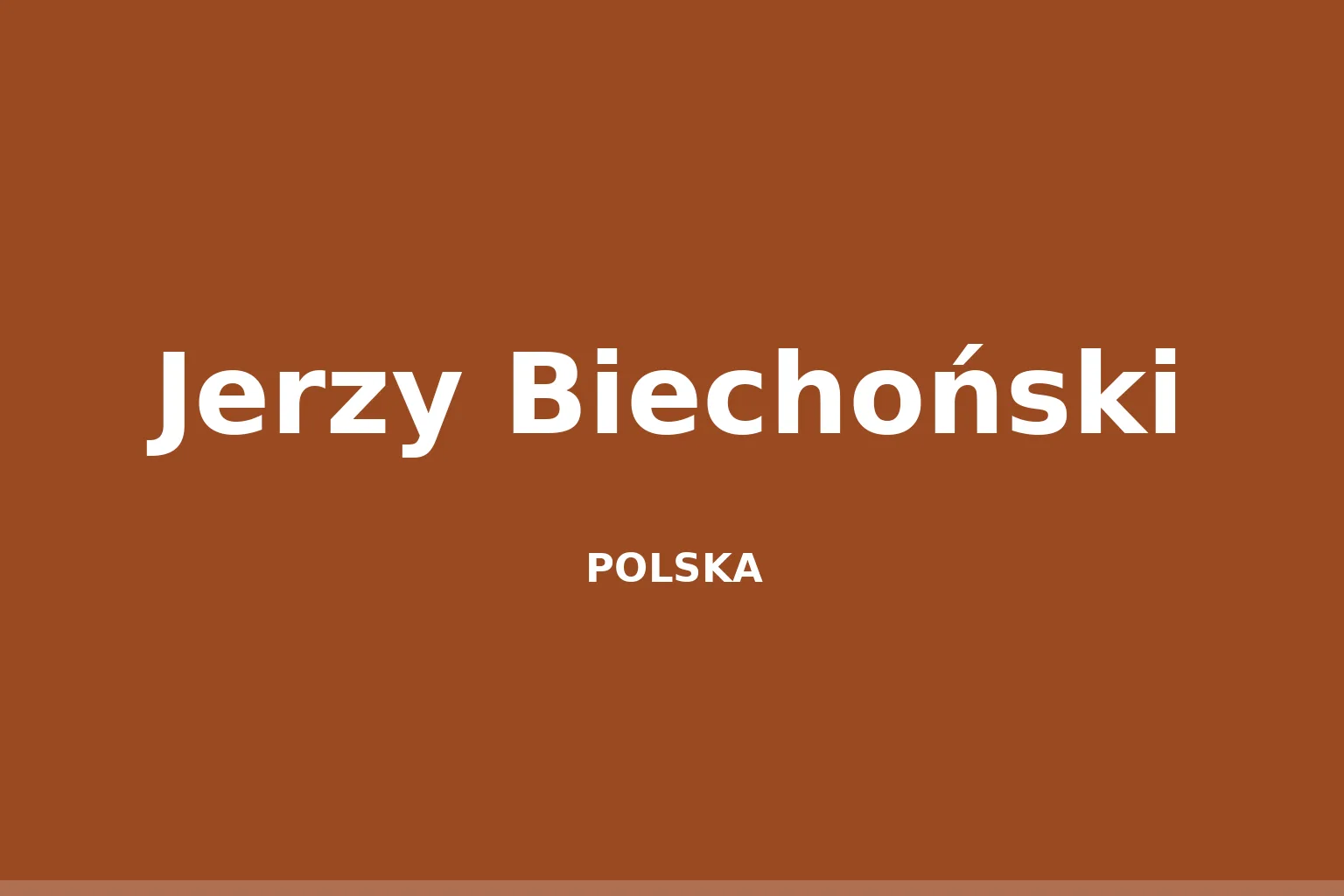 Jerzy Biechoński (policjant)