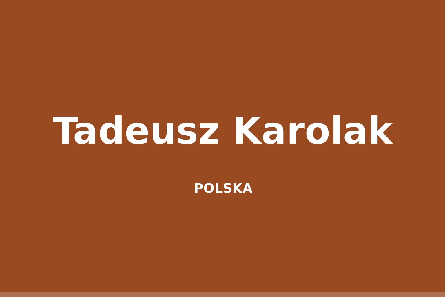 Tadeusz Karolak (duchowny)