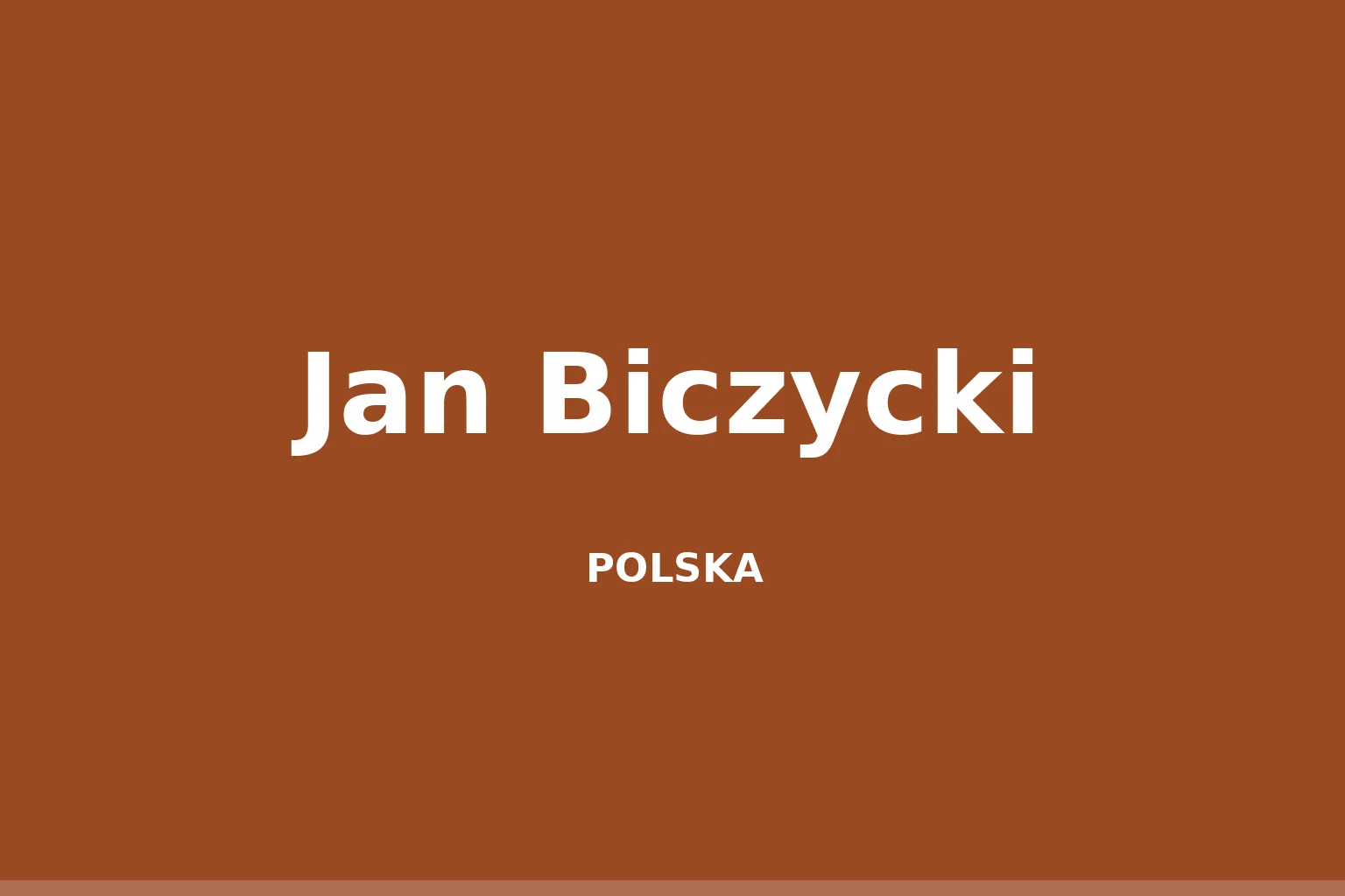 Jan Biczycki