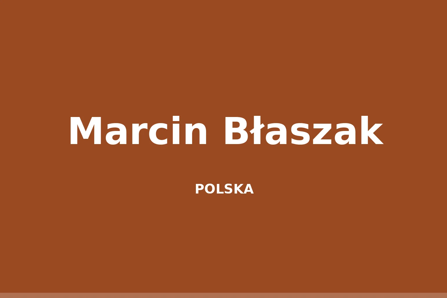 Marcin Błaszak